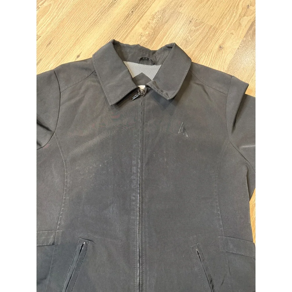 Flawed Port Authority Womens Black Full Zip Lightweight Soft‎ Shell Jacket Small